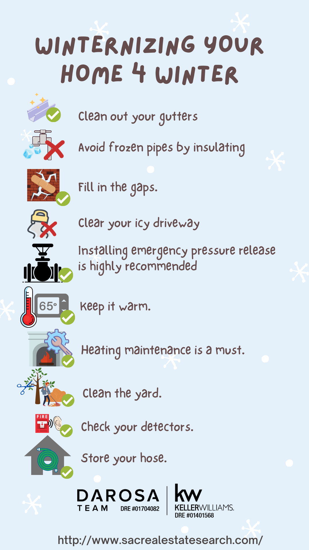 Winterizing your home for WINTER! header image.