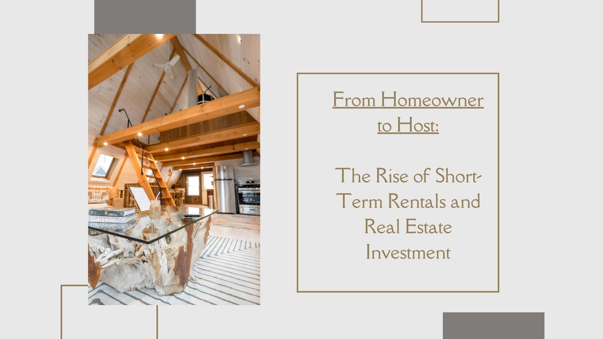 From Homeowner to Host: The Rise of Short-Term Rentals and Real Estate Investment header image.