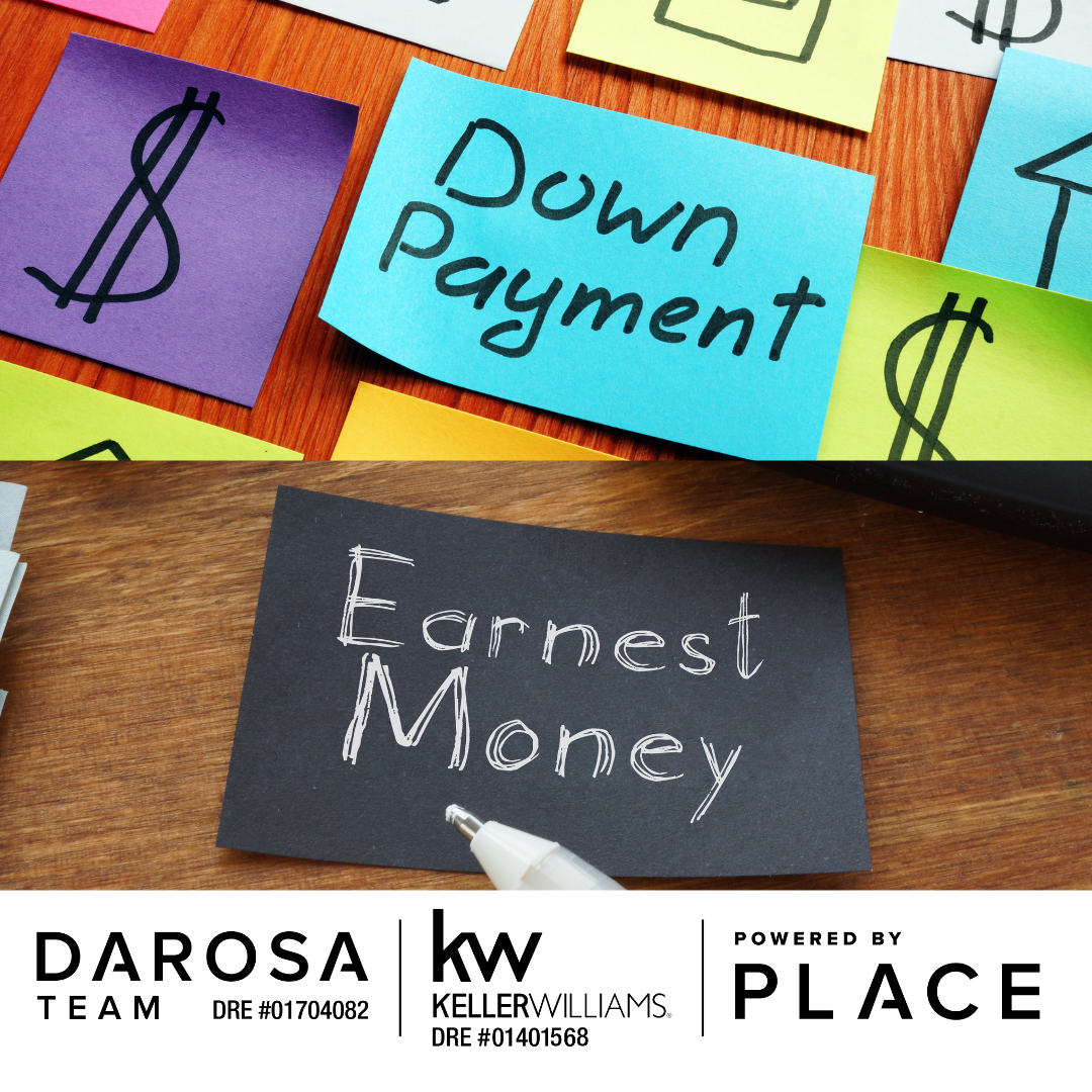 Home Buying 101: EARNEST MONEY DEPOSIT VS. DOWN PAYMENT header image.