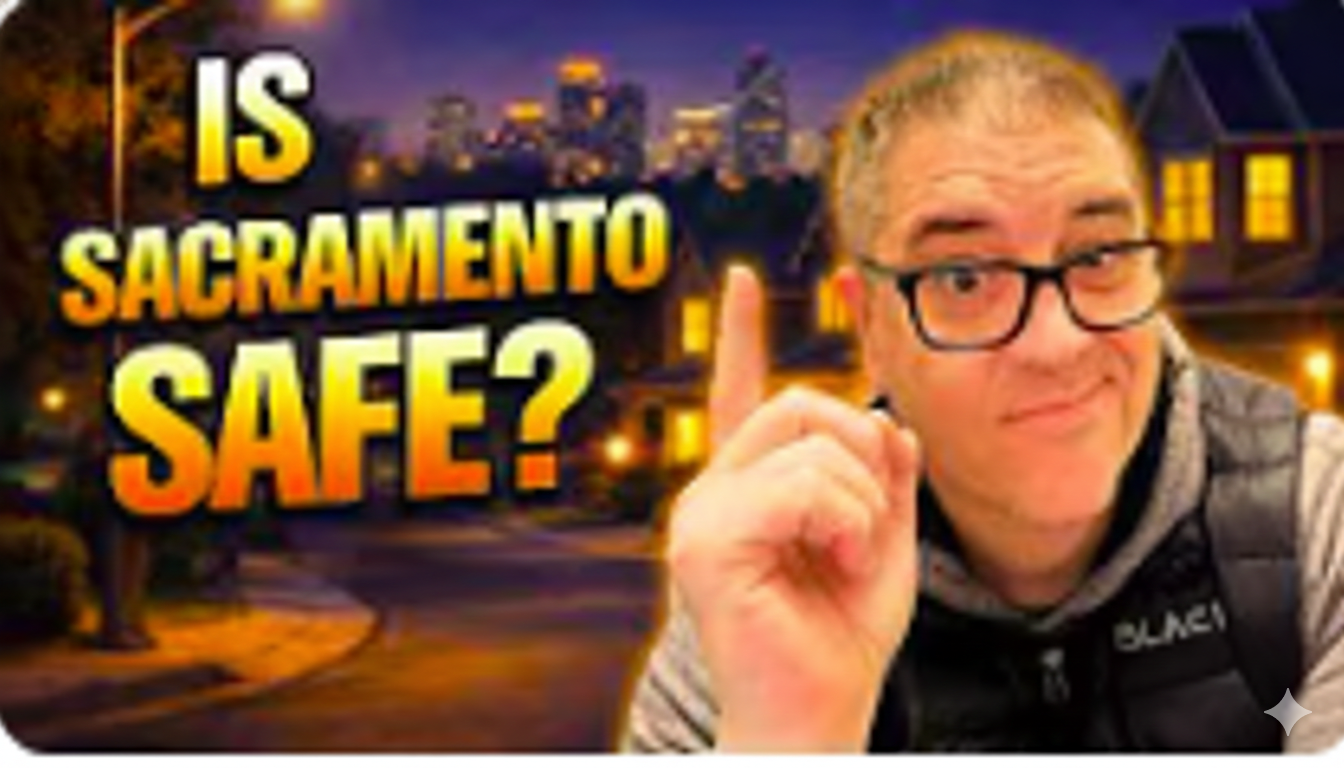 Jake DaRosa explaining Sacramento safety and neighborhood differences in 2026