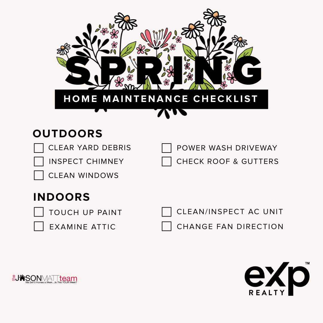 Spring Home Maintenance Checklist: Refresh Your Home for the Season header image.