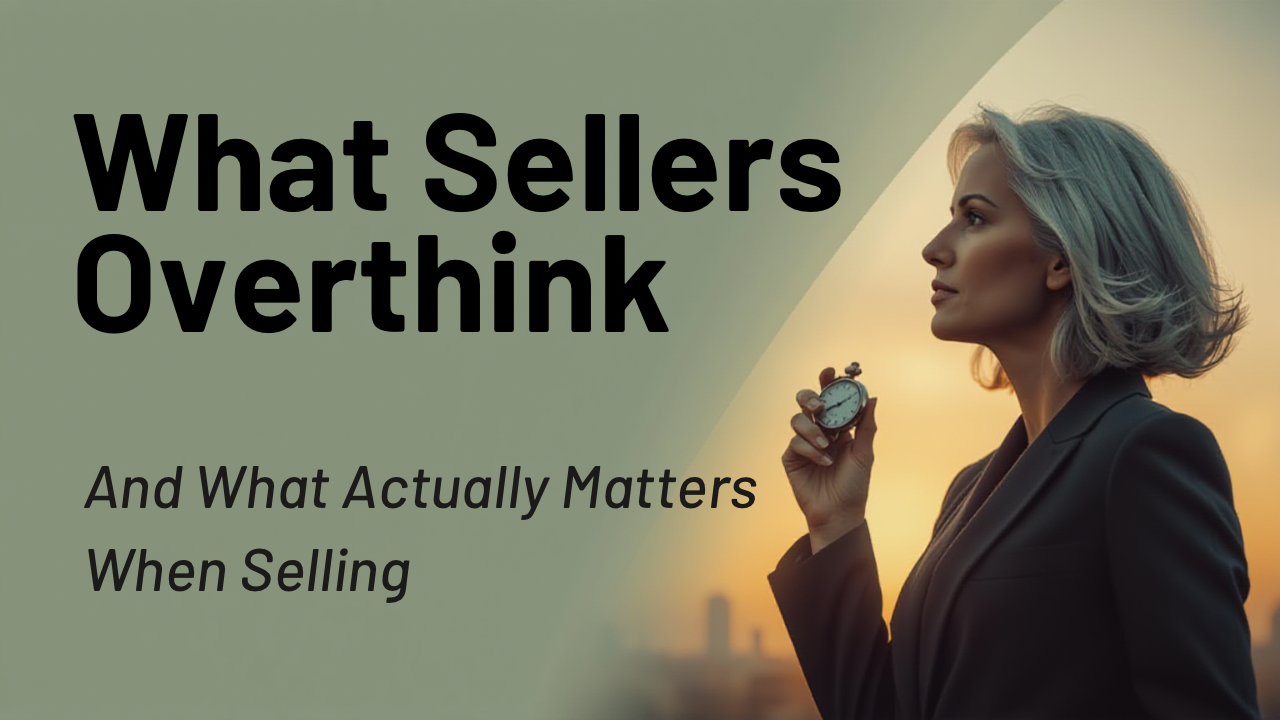 What Sellers Overthink (And What Actually Matters When Selling) header image.