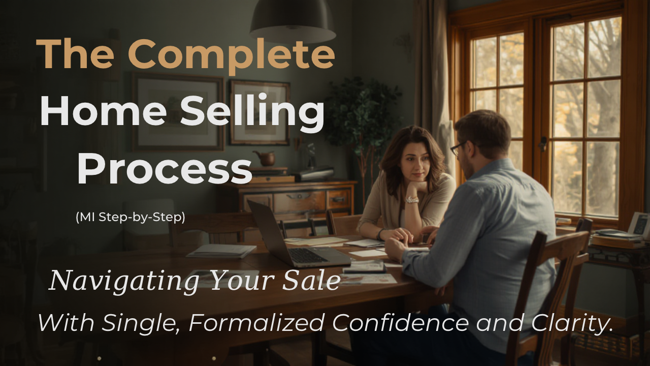 The Complete Home Selling Process in Michigan (Step-by-Step) header image.