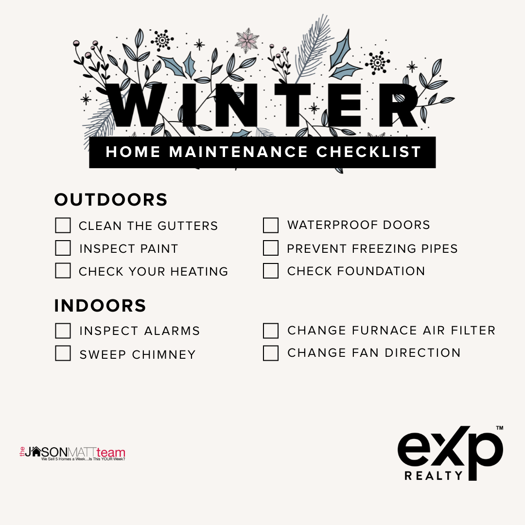 Winter Home Maintenance Checklist: Keep Your Home Cozy & Protected! header image.