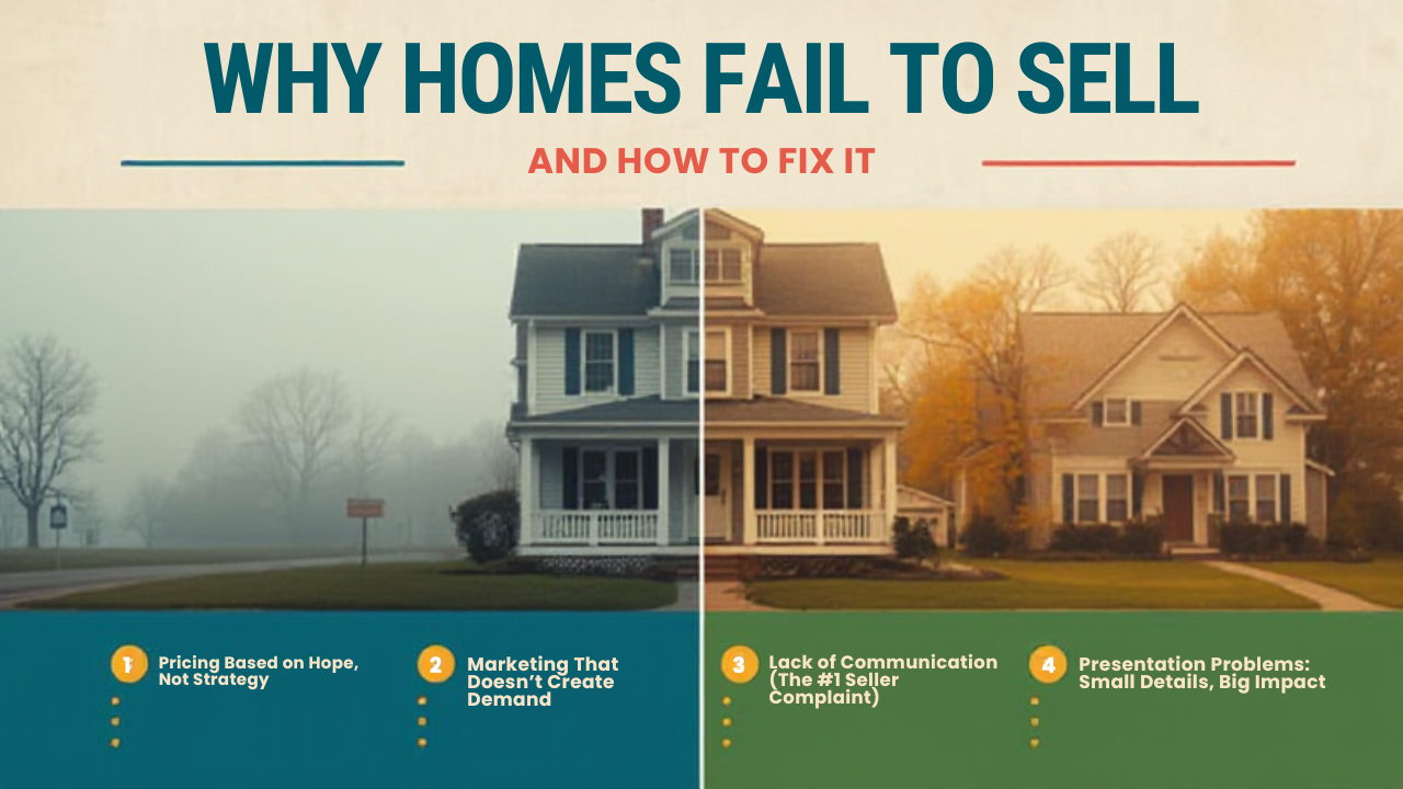 Why Homes Fail to Sell in Michigan (and How to Fix It) header image.