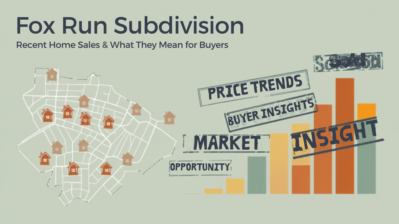 Fox Run Subdivision: Recent Home Sales & What They Mean for Buyers header image.