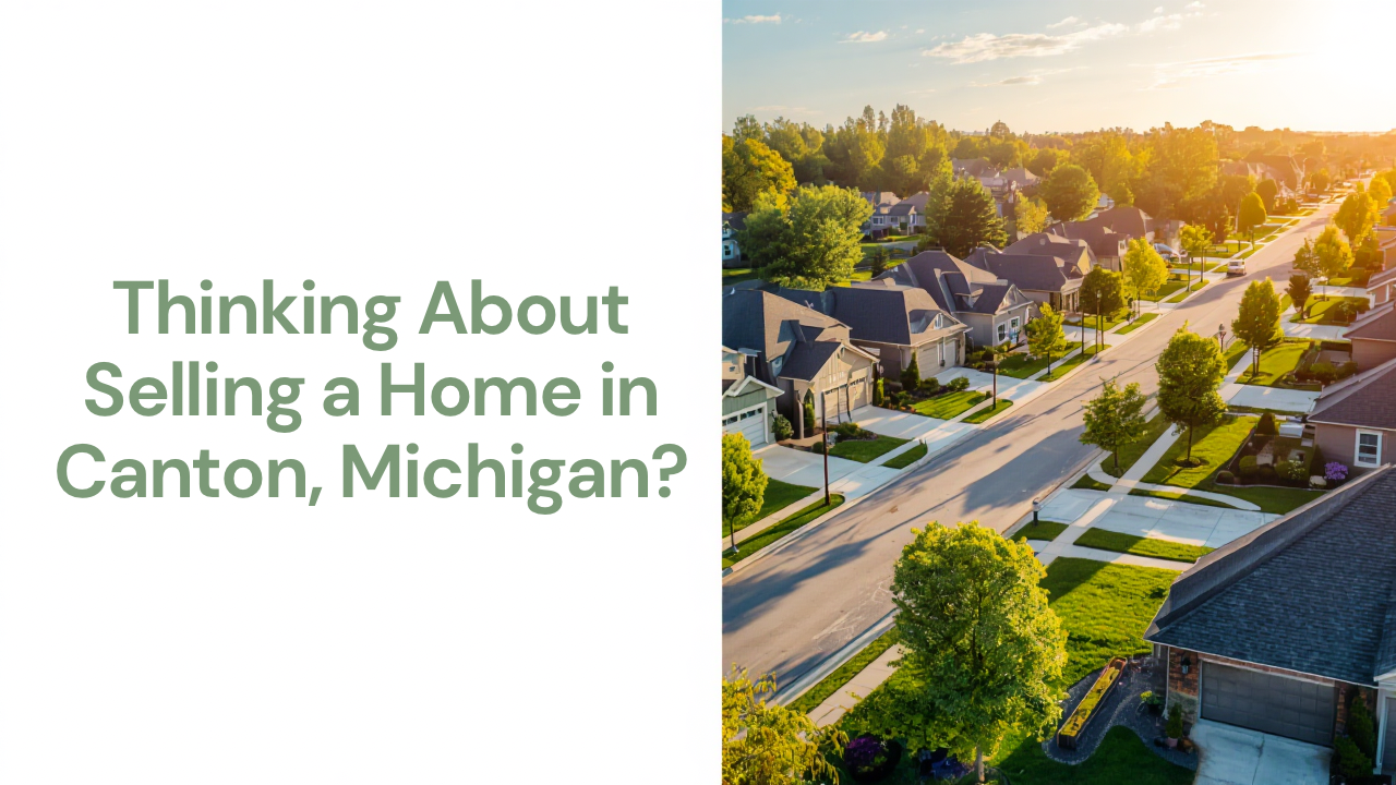 Thinking About Selling a Home in Canton, Michigan? header image.