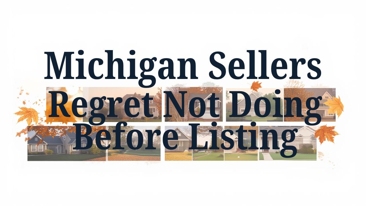 What Michigan Sellers Regret Not Doing Before Listing 🏡🎸 header image.