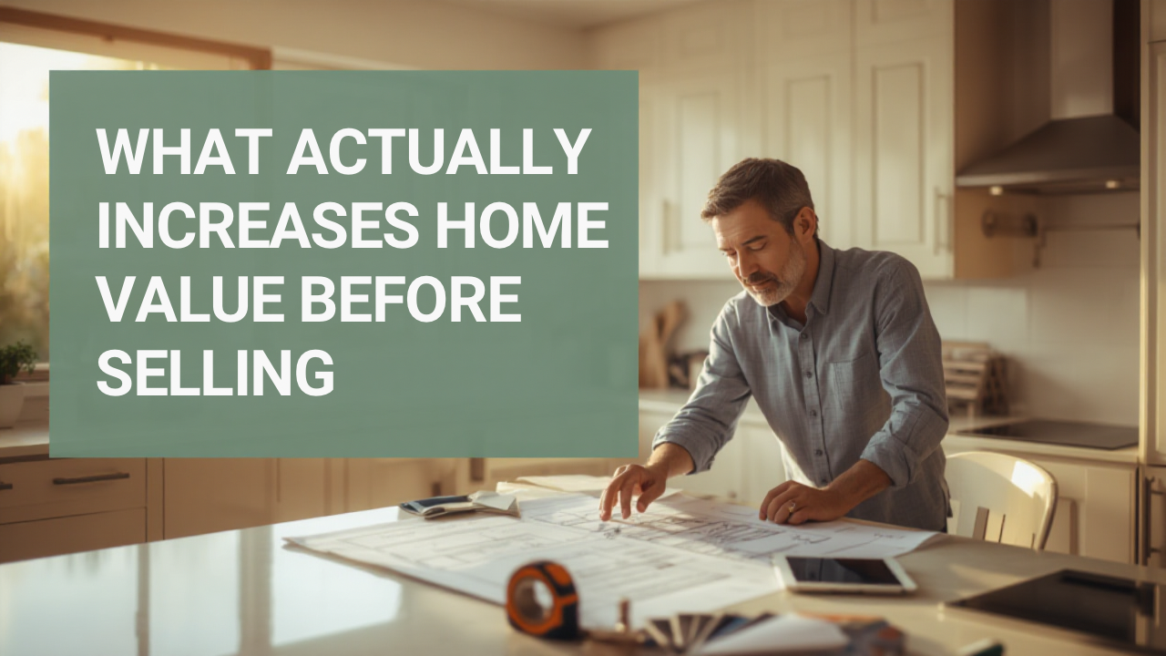 What Actually Increases Home Value Before Selling header image.