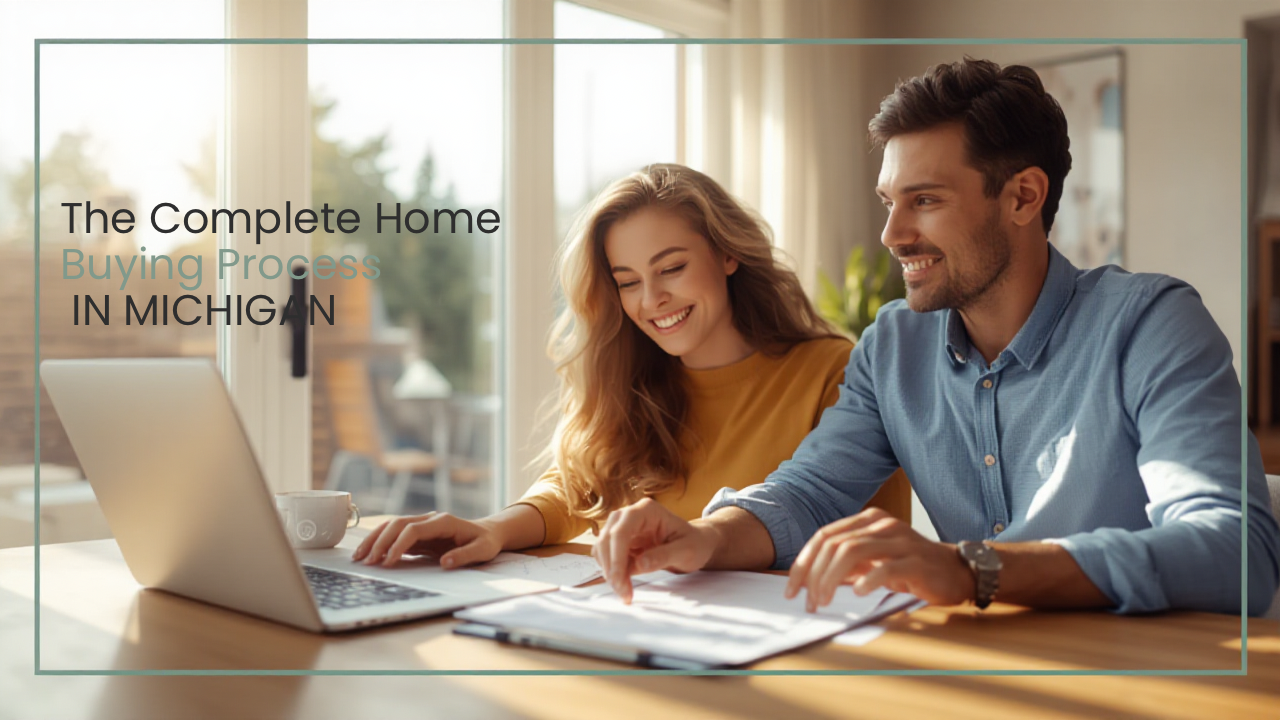The Complete Home Buying Process in Michigan (Step-by-Step) header image.