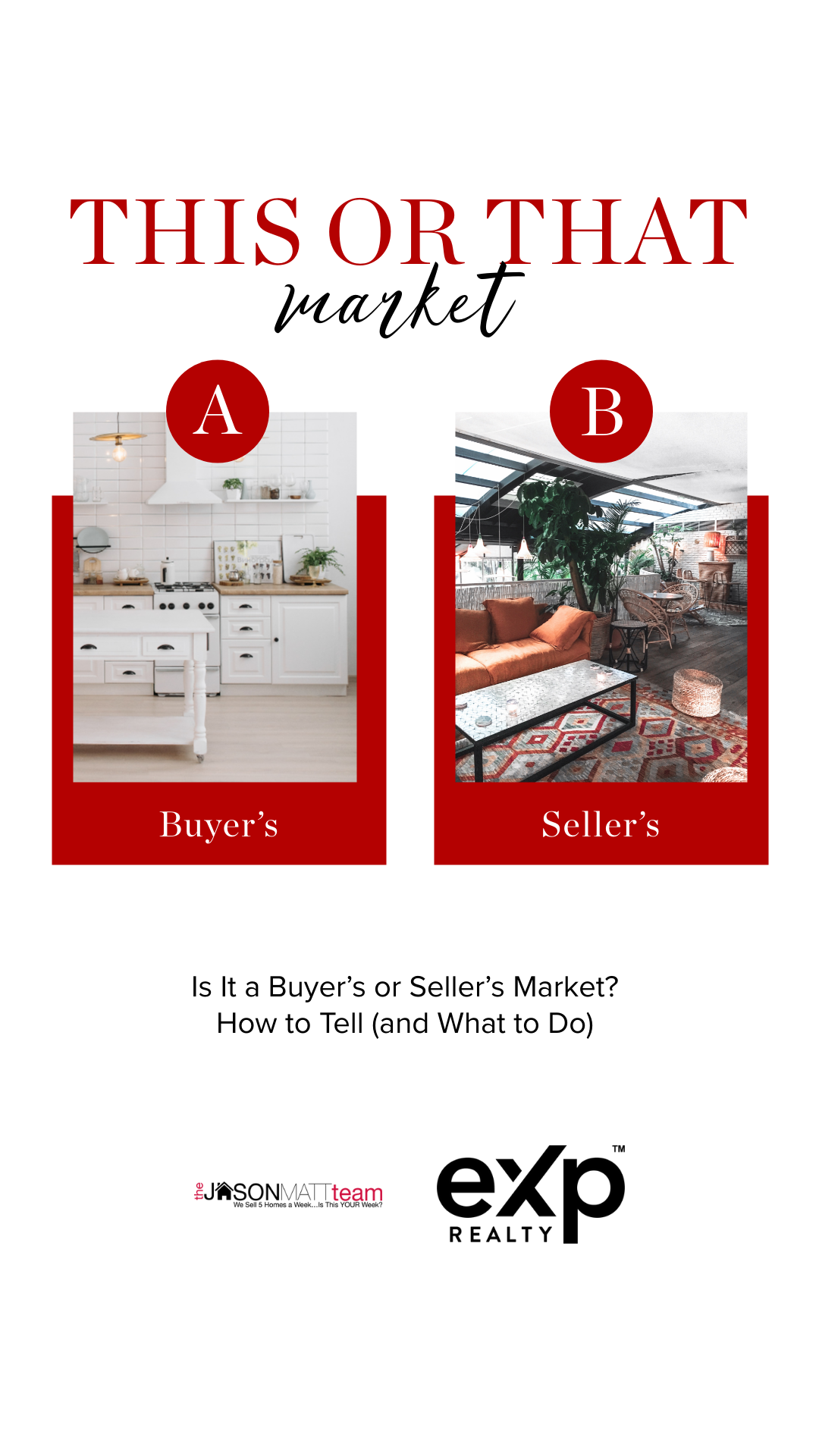 Is It a Buyer’s or Seller’s Market? How to Tell (and What to Do) header image.