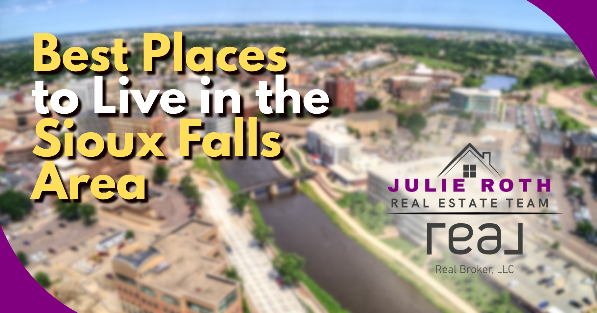 Best Places to Live in the Sioux Falls Area header image.