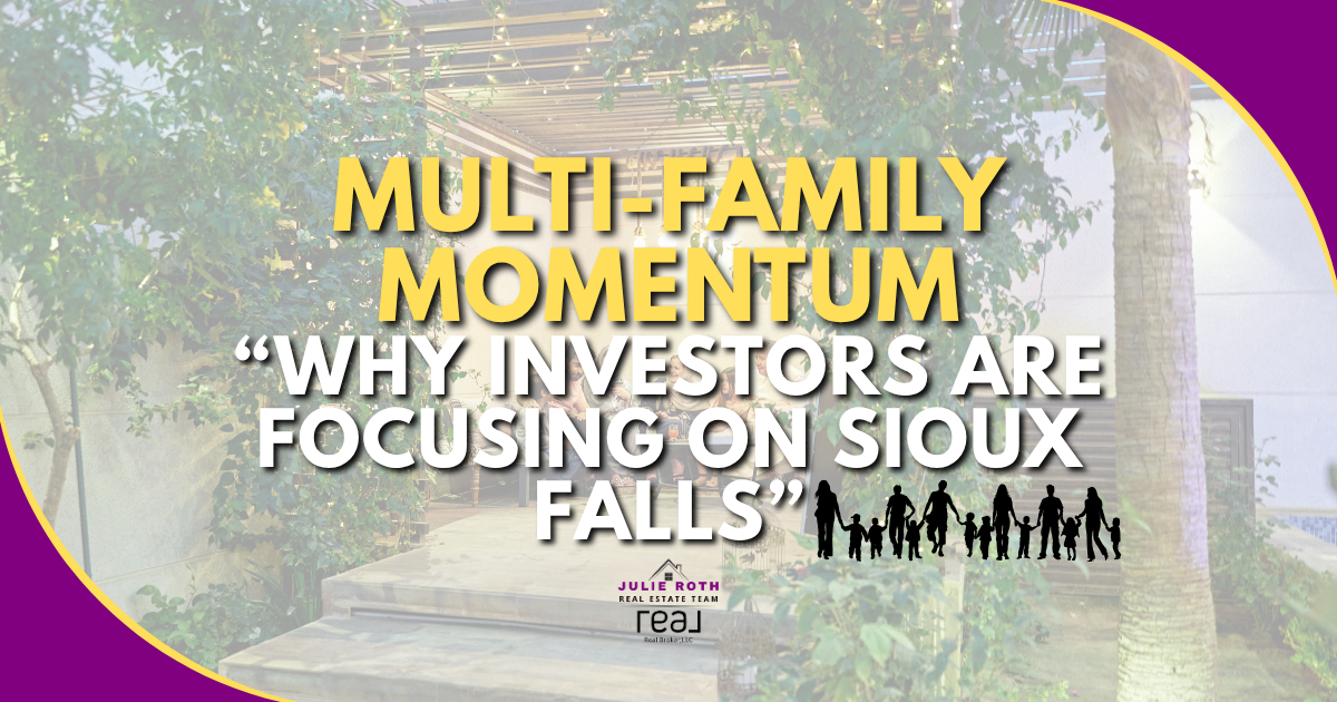 Exterior of a Sioux Falls triplex with well-kept landscaping.