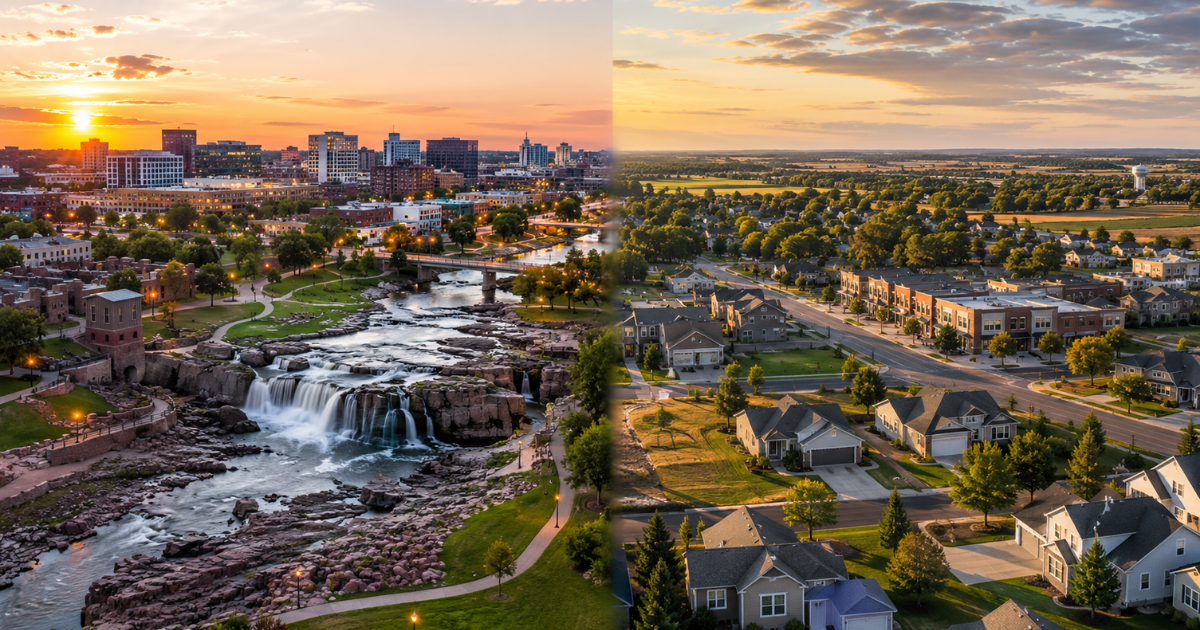 Sioux Falls vs. Harrisburg: Which Location Makes More Sense for You? header image.