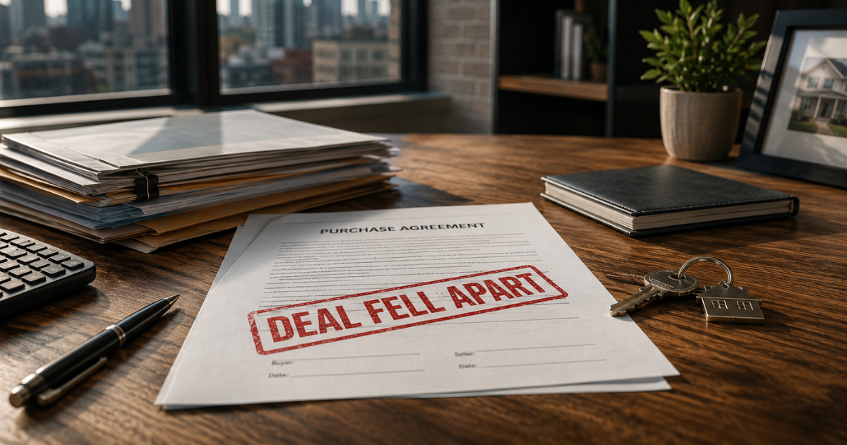 Why Some Deals Fall Apart Right Before Closing header image.