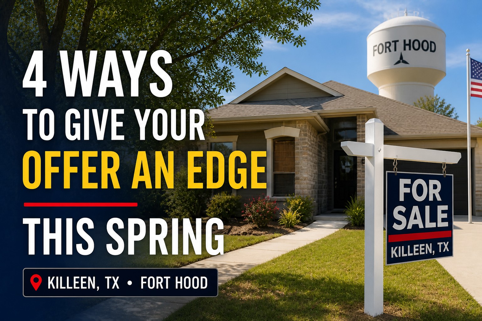 4 Ways To Give Your Offer an Edge This Spring in Killeen & Fort Hood Market header image.