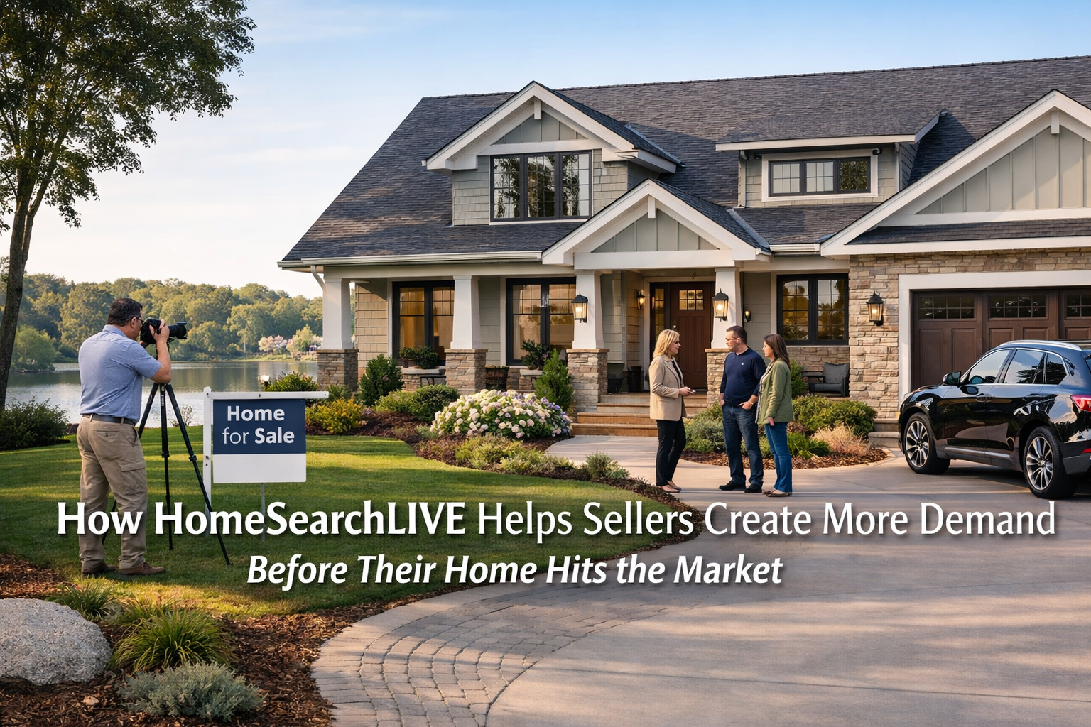 HomeSearchLIVE home selling strategy for creating demand before listing