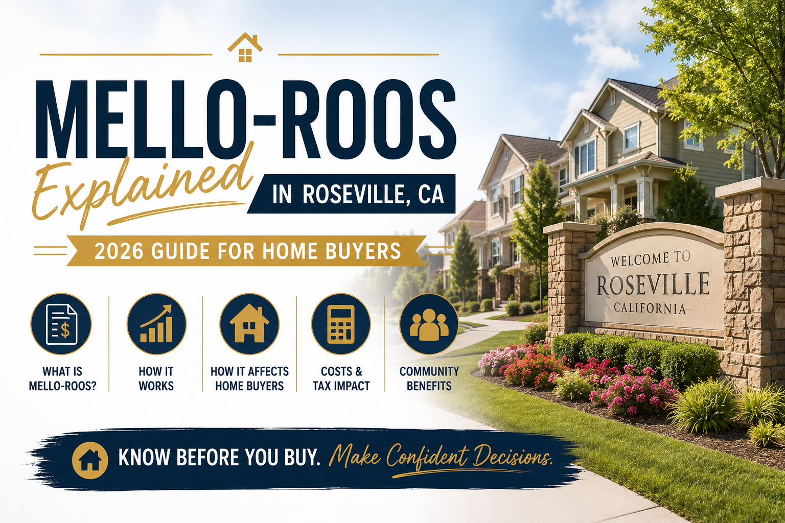 Mello-Roos Explained in Roseville CA (2026 Guide for Home Buyers) header image.