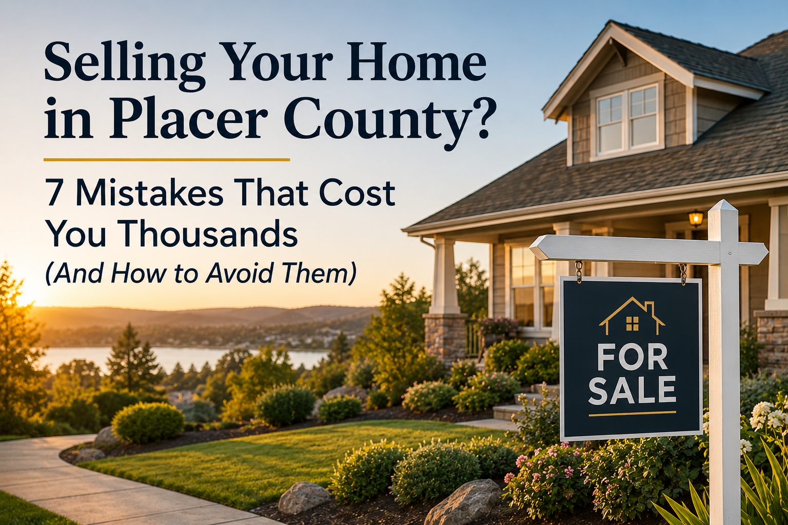 Selling Your Home in Placer County? 7 Costly Mistakes to Avoid header image.