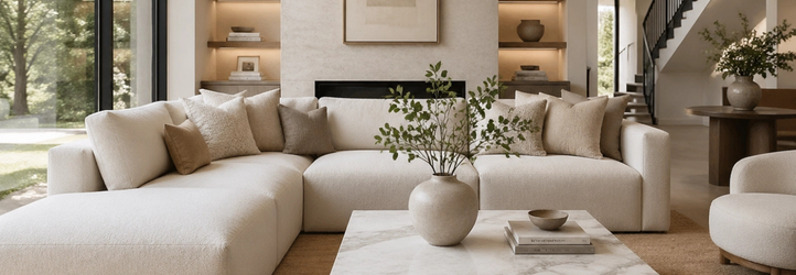 Bright professionally staged living room showcasing home preparation for the Placer County market.