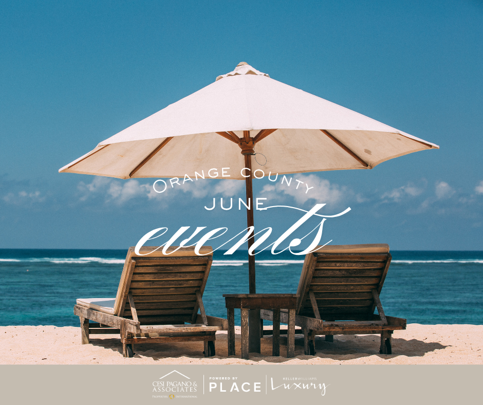 June Orange County Events header image.