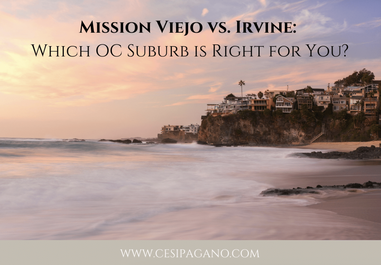 Mission Viejo vs. Irvine: Which OC Suburb is Right for You? header image.