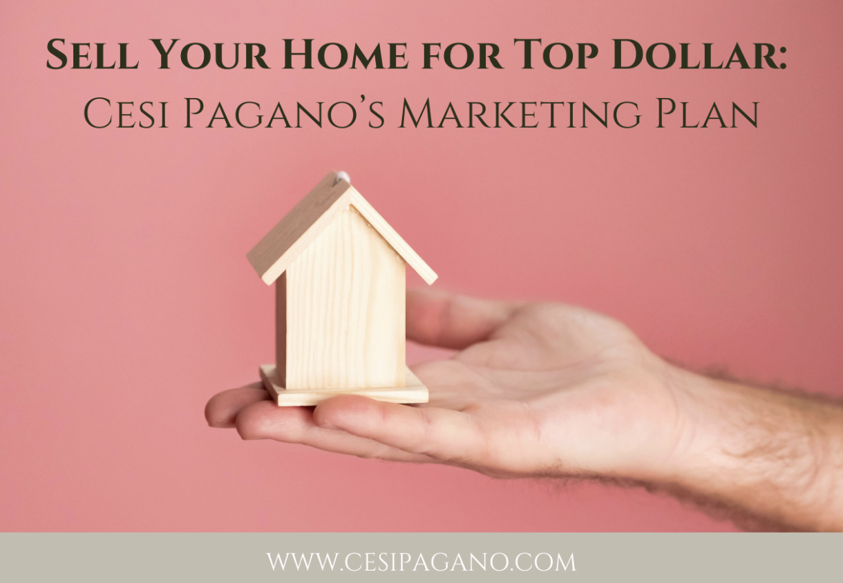 Sell Your Home for Top Dollar: Cesi Pagano’s Marketing Plan header image.