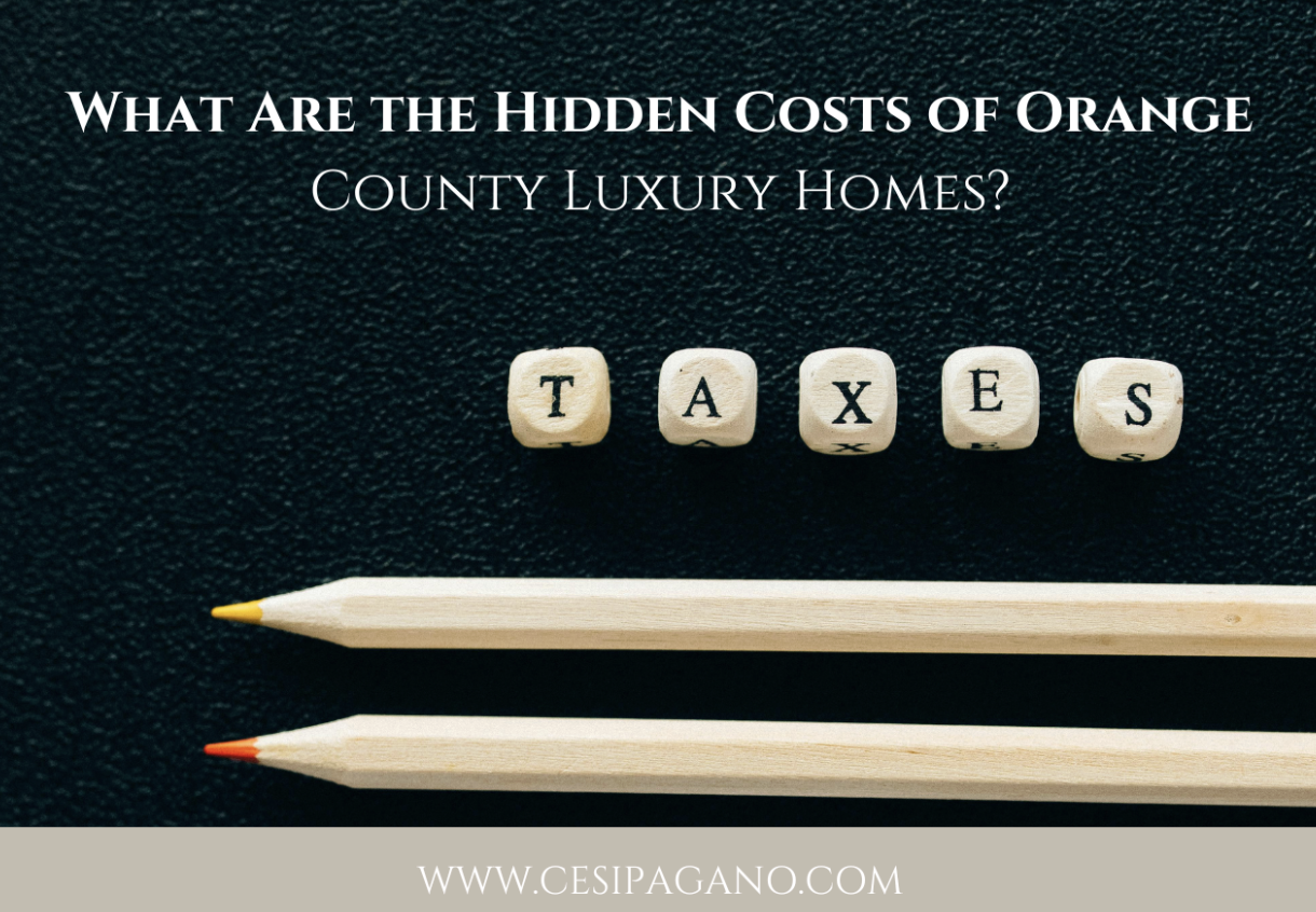 What Are the Hidden Costs of Orange County Luxury Homes? header image.