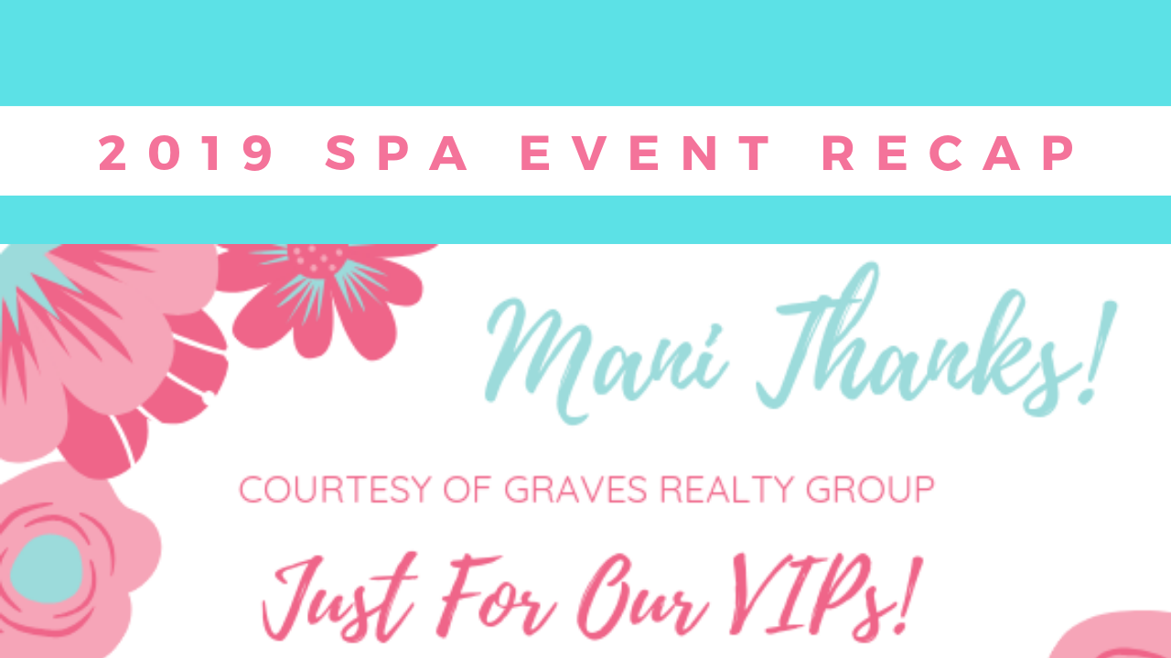 May 2019 VIP Spa Event header image.