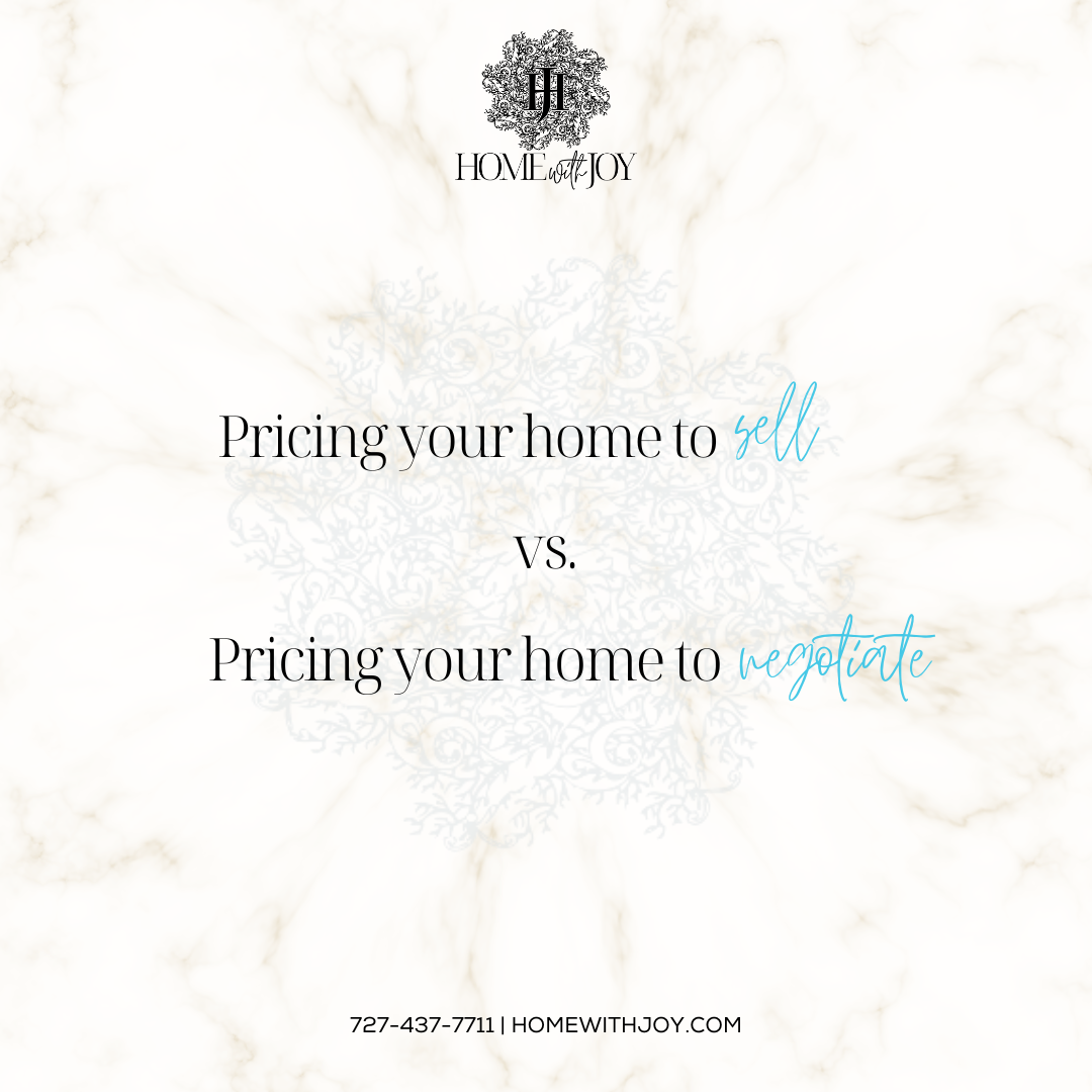 Pricing your home to sell vs. Pricing your home to negotiate header image.