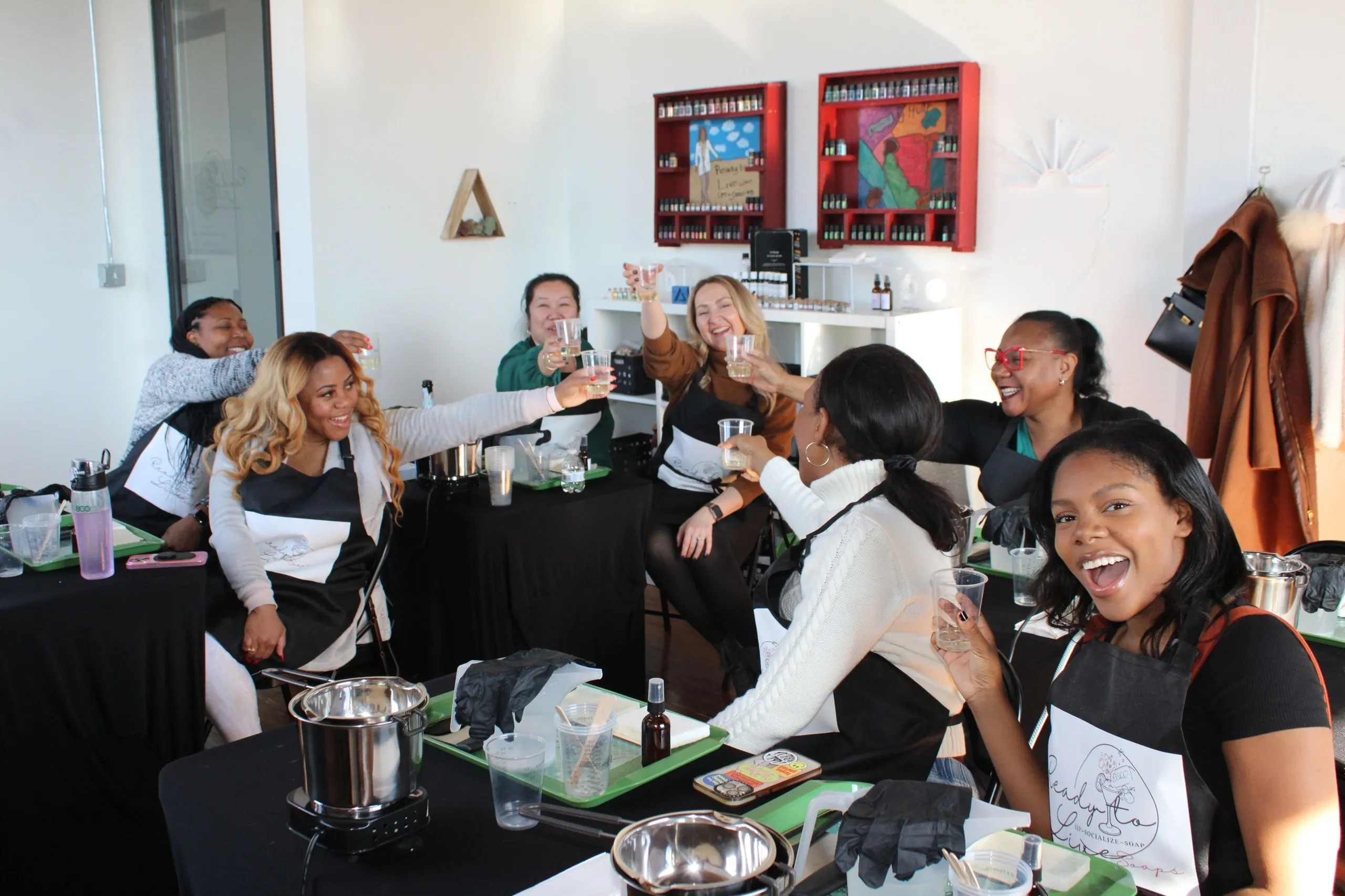 A Night of Artisanal Soap Crafting and Socializing header image.