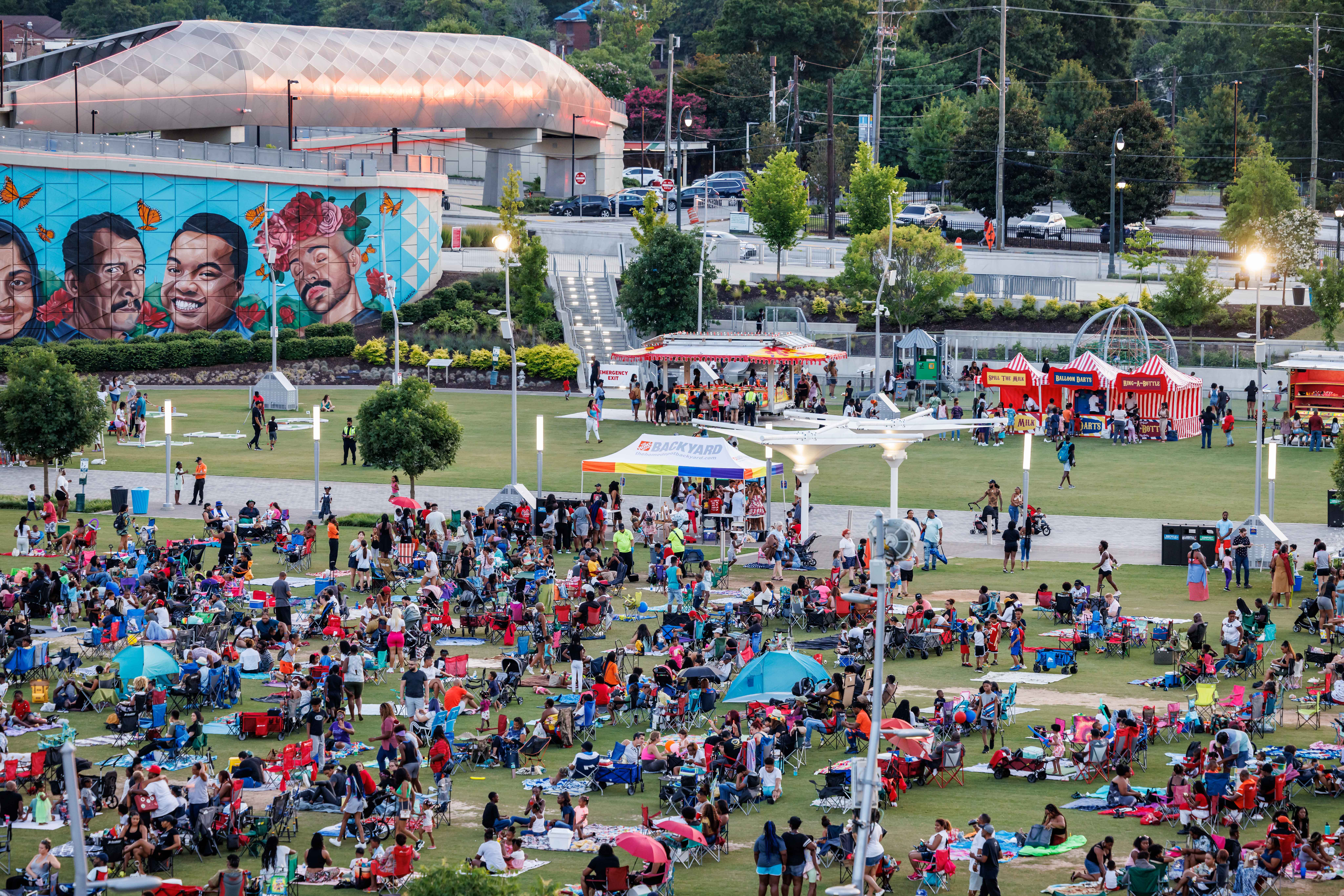 #BeOUT5IDE Spring Kickoff at The Home Depot Backyard header image.