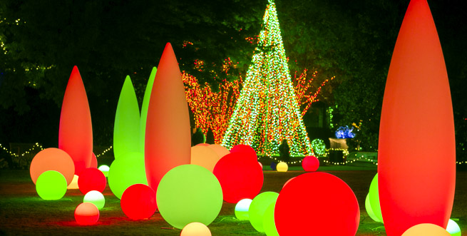 Experience the Magic of Garden Lights, Holiday Nights at Atlanta Botanical Garden header image.