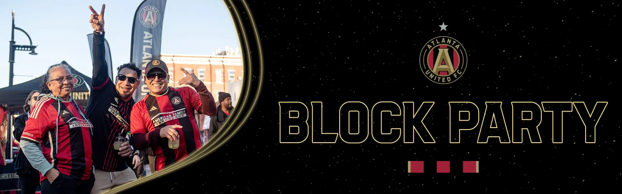 2025 Atlanta United Block Party header image.