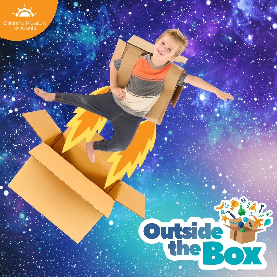 Think Outside the Box at Children’s Museum of Atlanta header image.