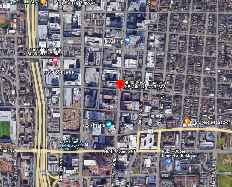 New High-Rise Apartment Tower Set to Replace Parking Lot in Midtown Atlanta header image.