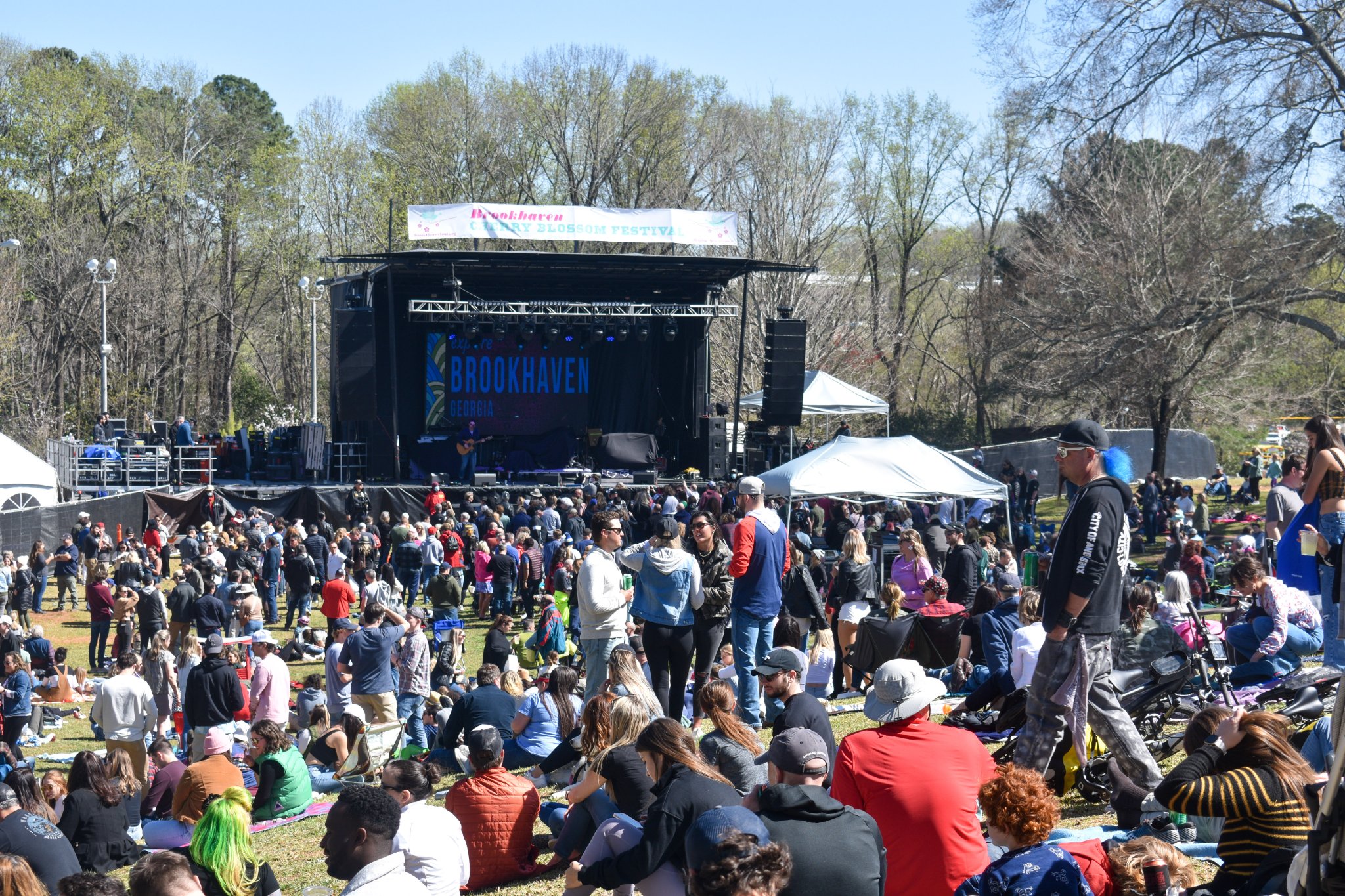 2023 Cherry Blossom Festival at Brookhaven's Blackburn Park header image.