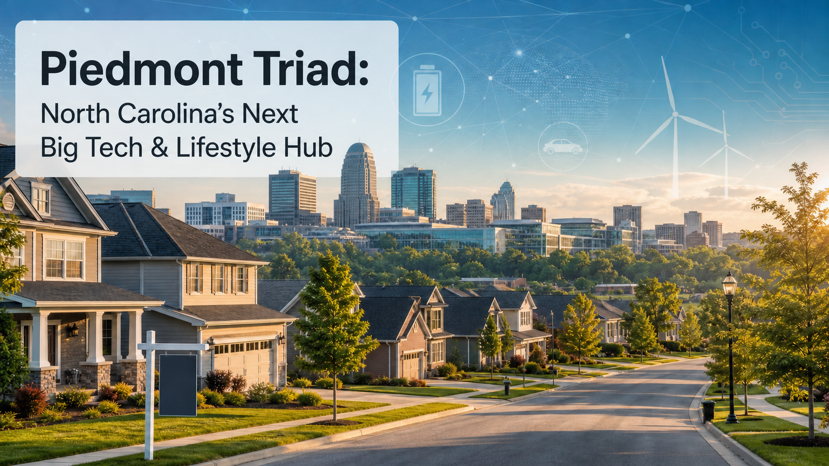 The Piedmont Triad Is Emerging as a Tech Hub—Here’s Why That’s Great for Home Buyers and Sellers header image.