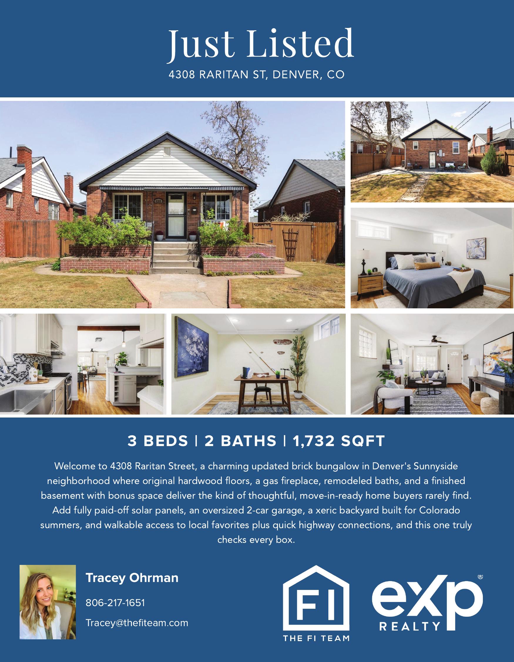 4308 Raritan Street, Denver, CO 80211 header image.