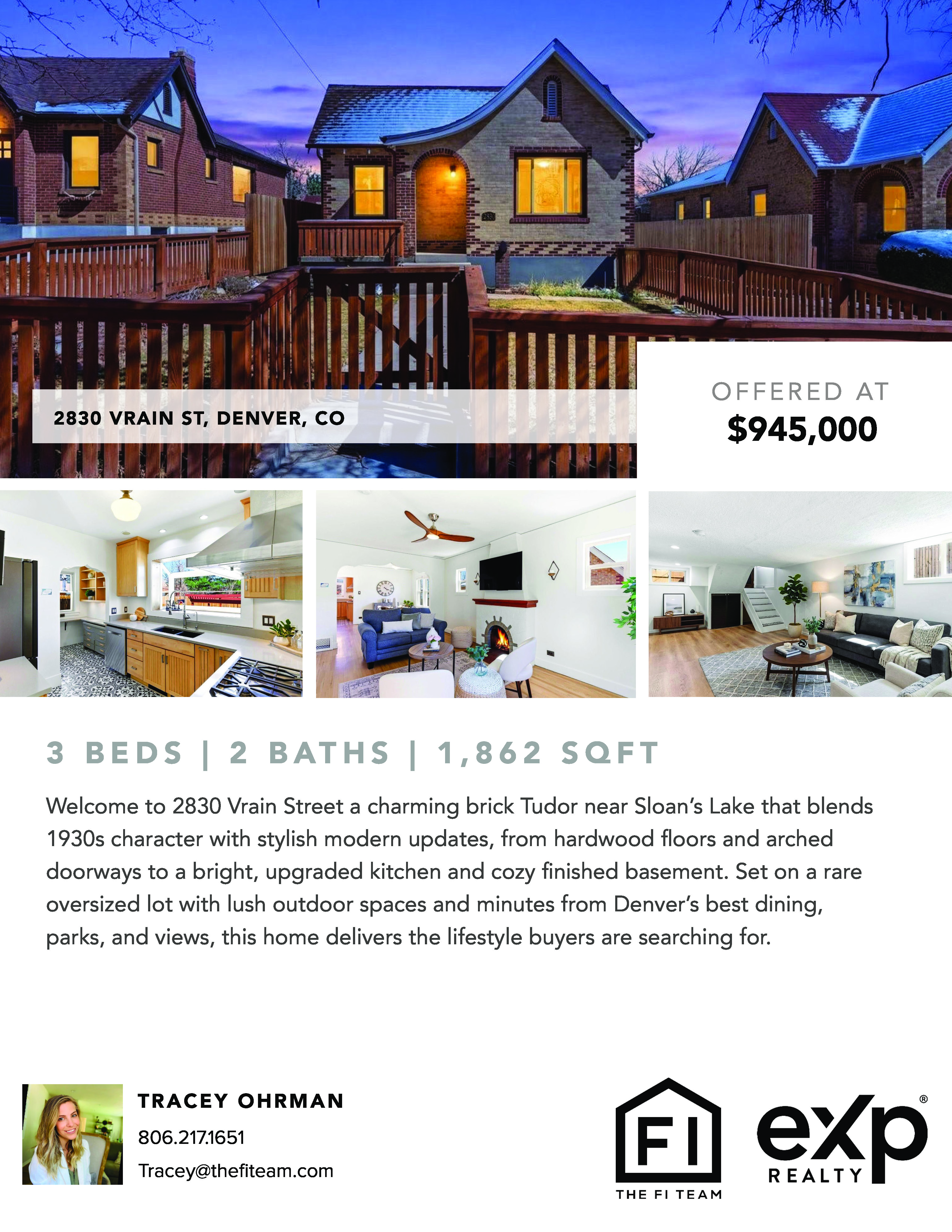 2830 VRAIN ST, DENVER, CO header image.