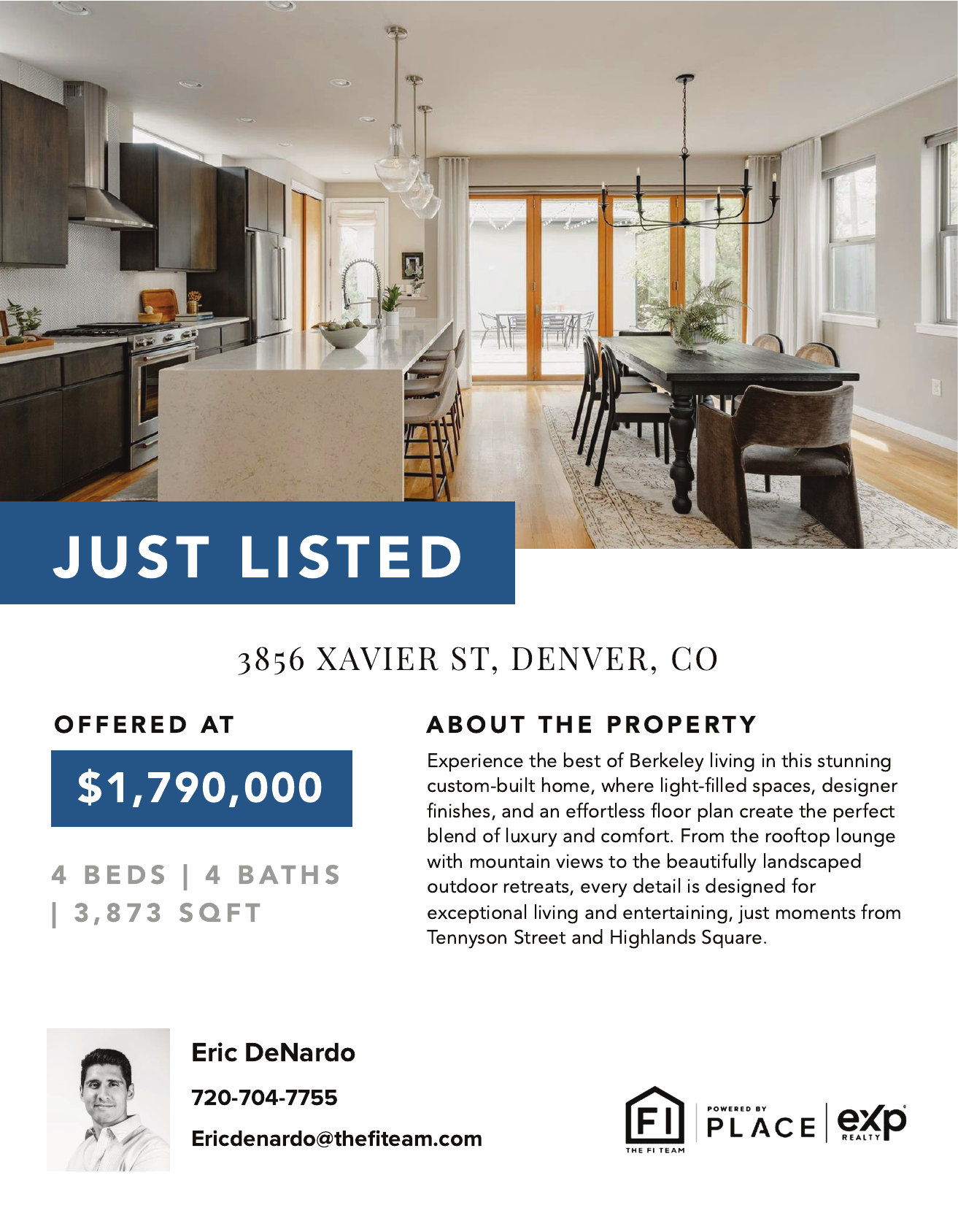 3856 Xavier Street, Denver, CO 80212 header image.