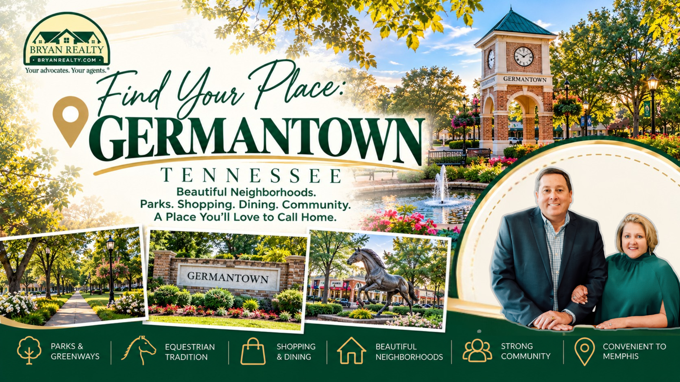 FIND YOUR PLACE: GERMANTOWN, TENNESSEE header image.