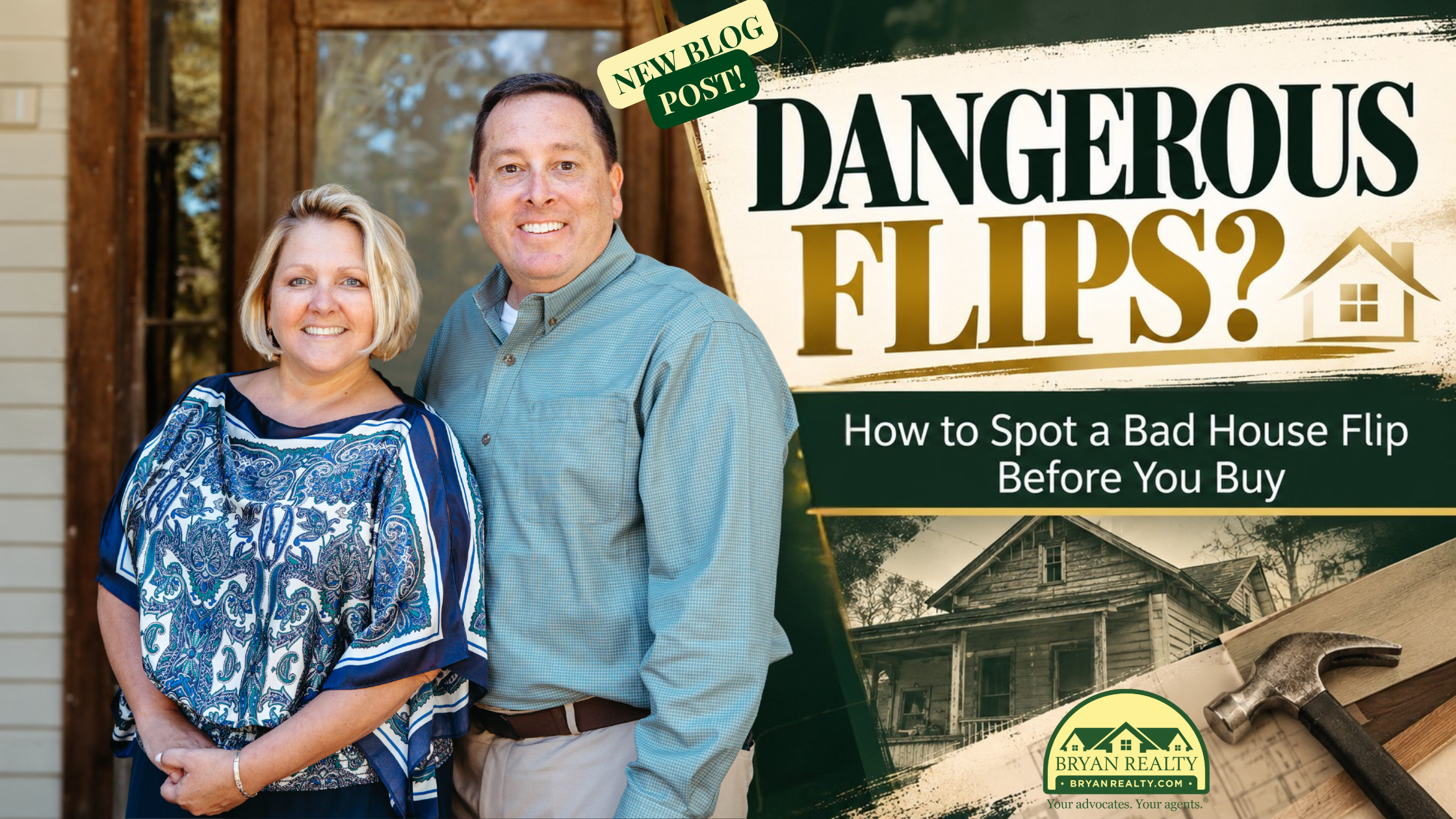 Michael and April Bryan discuss dangerous house flips and how homebuyers can spot hidden problems in renovated homes.