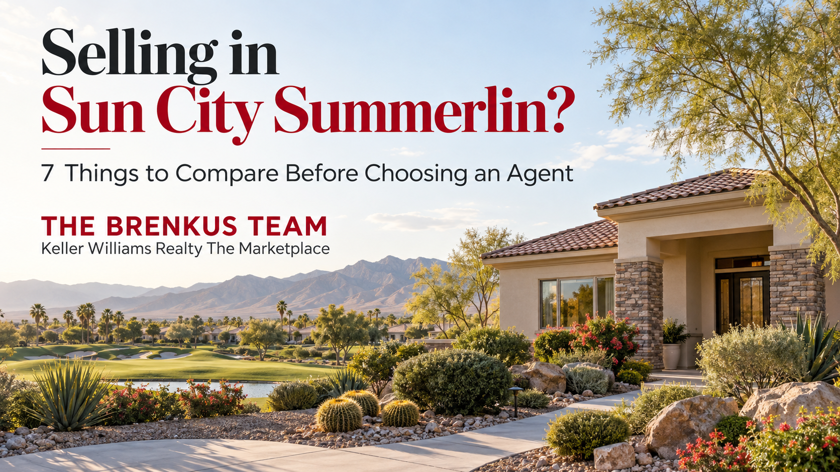 Real Estate Agent in Sun City Summerlin