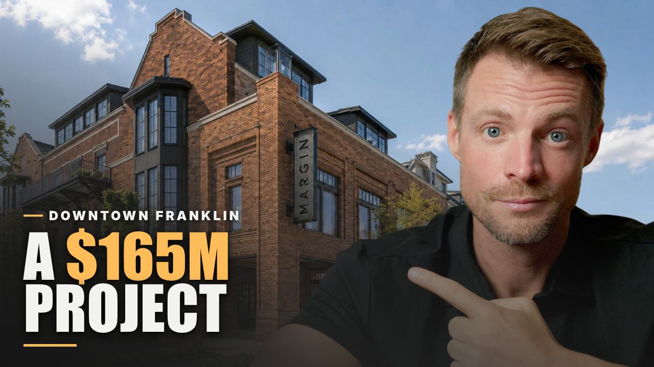 The Margin District: 25 Luxury Condos Coming to Downtown Franklin, TN header image.