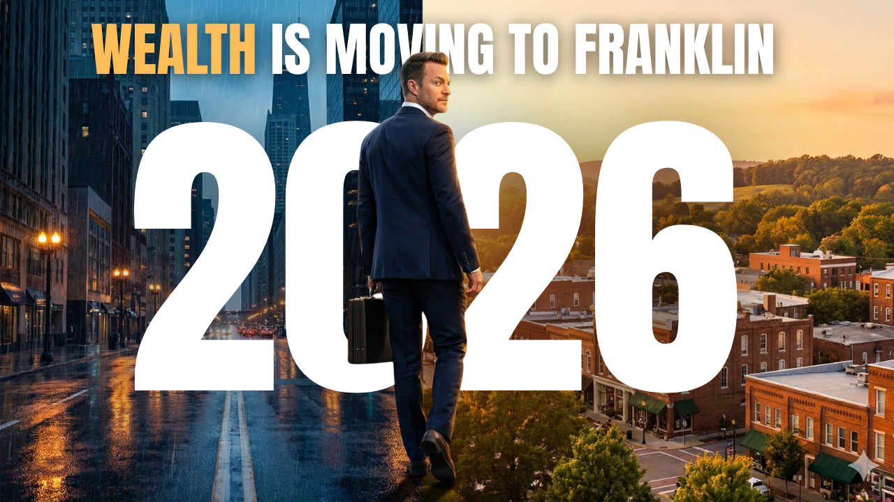 Why High-Income Earners Are Leaving Big Cities for Franklin, Tennessee header image.