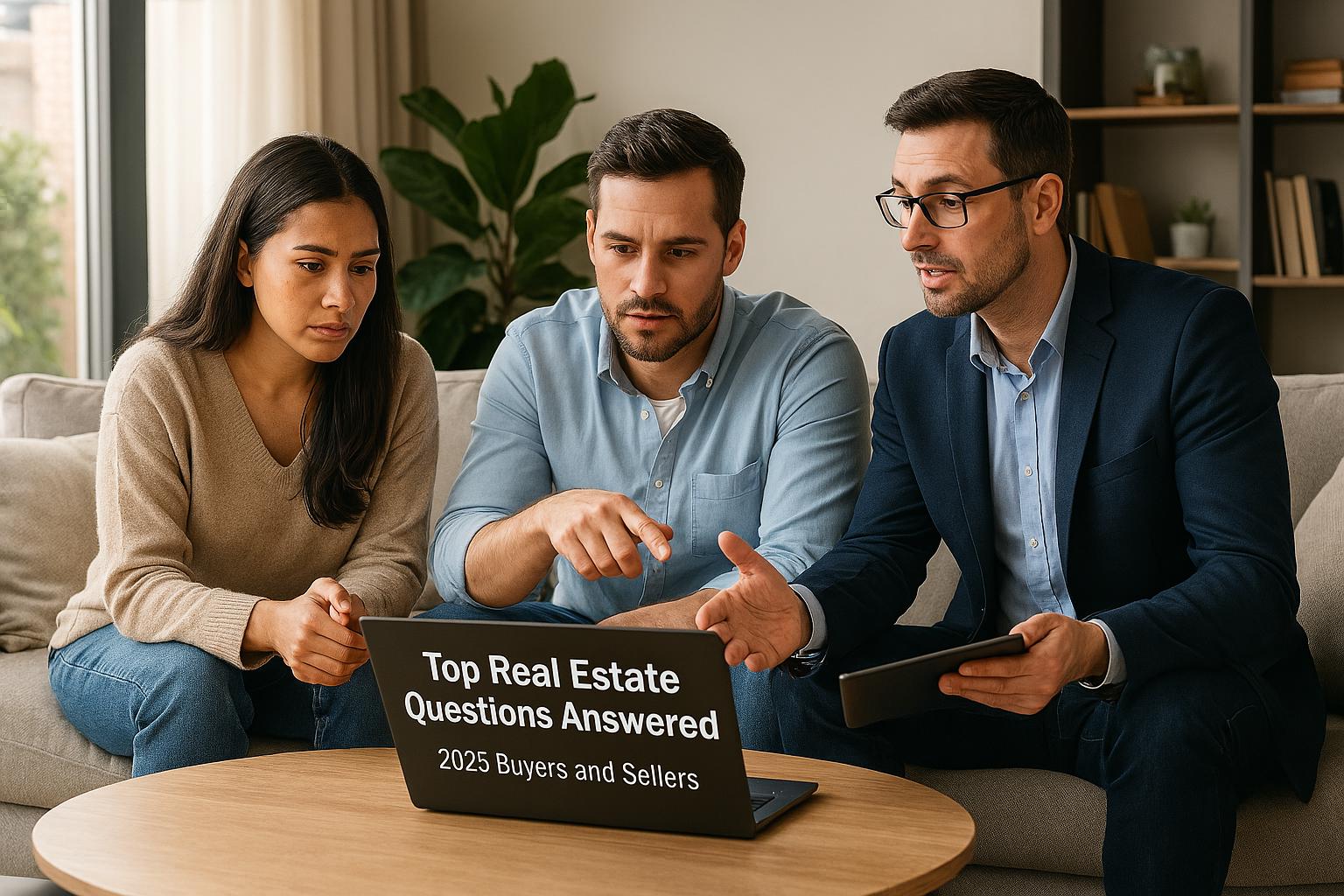 Top Real Estate Questions Answered: Insights for 2025 Buyers and Sellers header image.