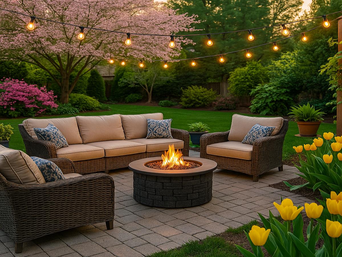 Creating a Backyard Oasis for Springtime Relaxation header image.