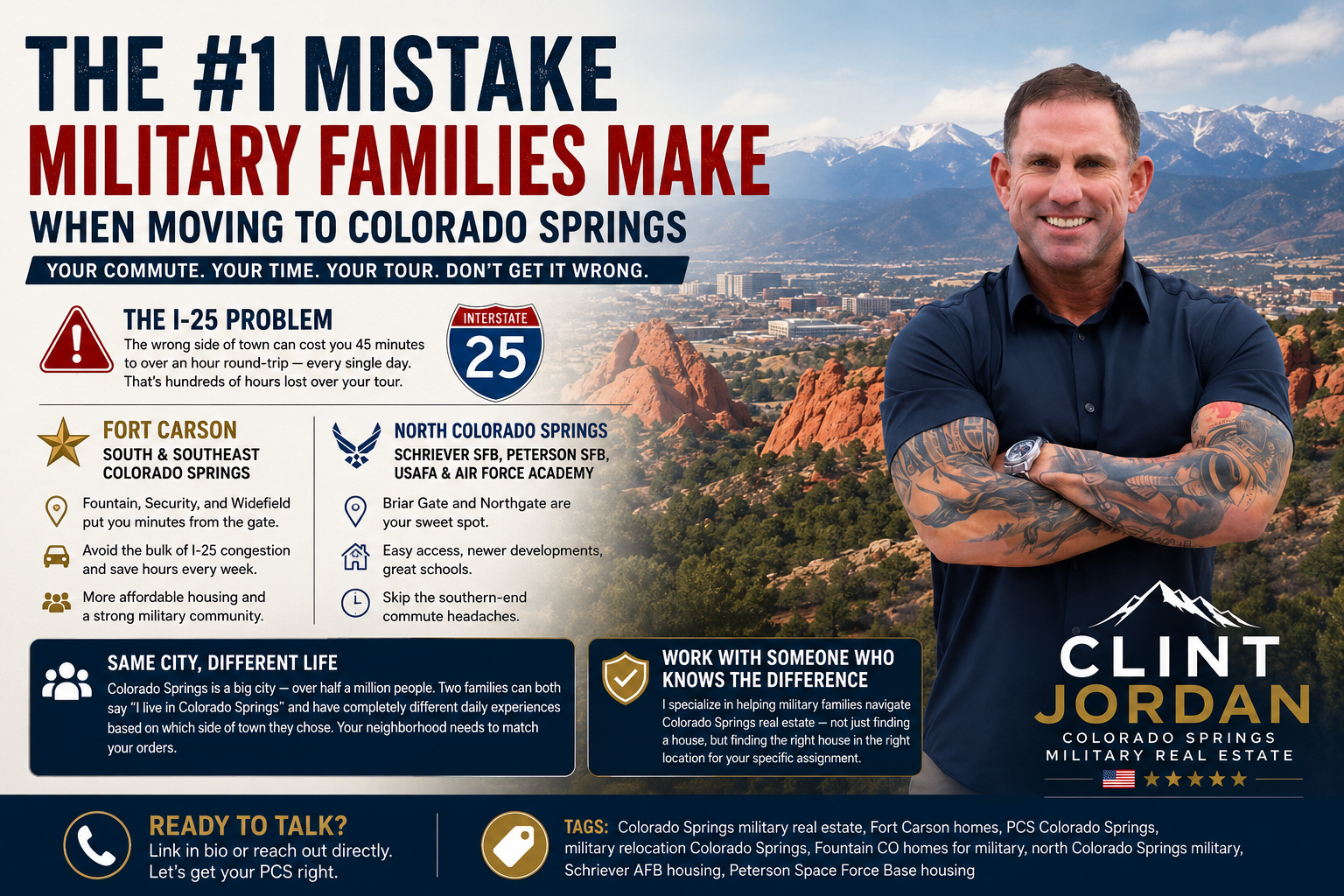 The #1 Mistake Military Families Make When Moving to Colorado Springs header image.
