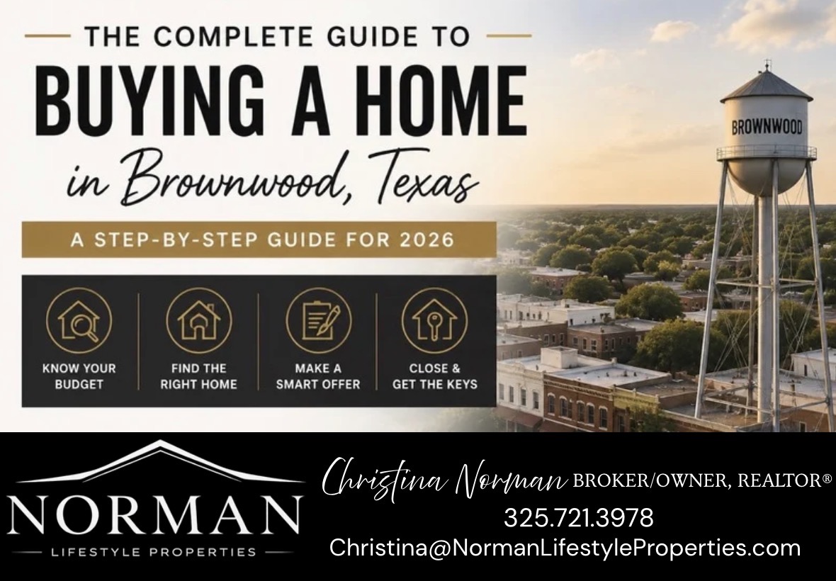 The Complete Guide to Buying a Home in Brownwood, Texas (2026) header image.